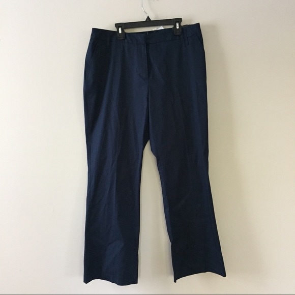 Petite Sophisticate Pants - NWT Petite Sophisticate Navy Bootcut Pants Sz 12P